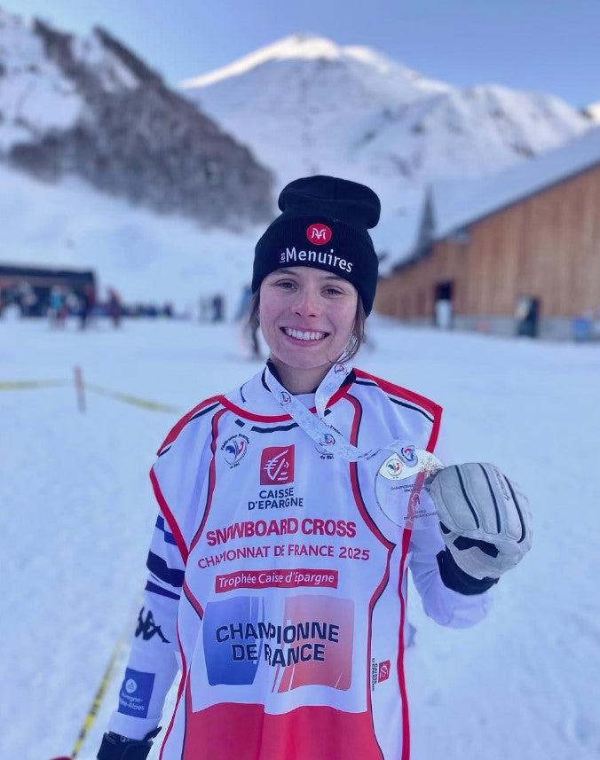 Margaux HERPIN : Elle devient championne de France de Snowboard Cross