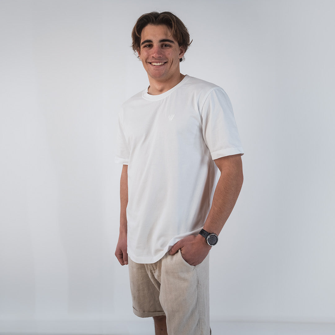 T-shirt coton bio Pounda Feroce - Blanc