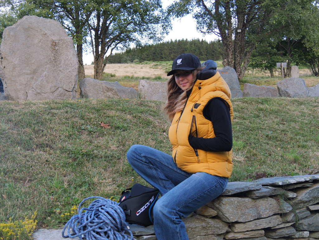 Doudoune sans manche Jaune FEROCE