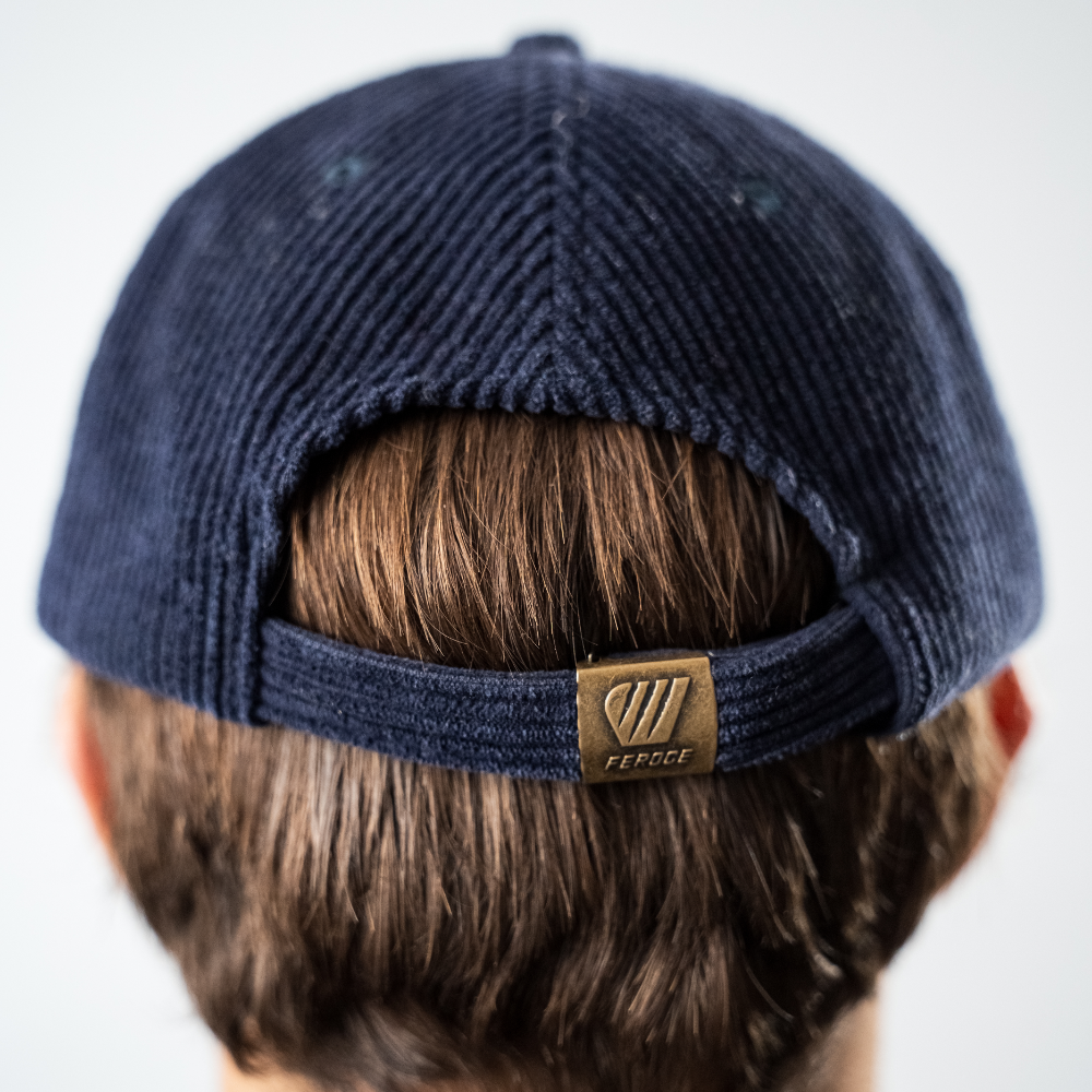 Casquette Alizée velours côtelé - Bleue