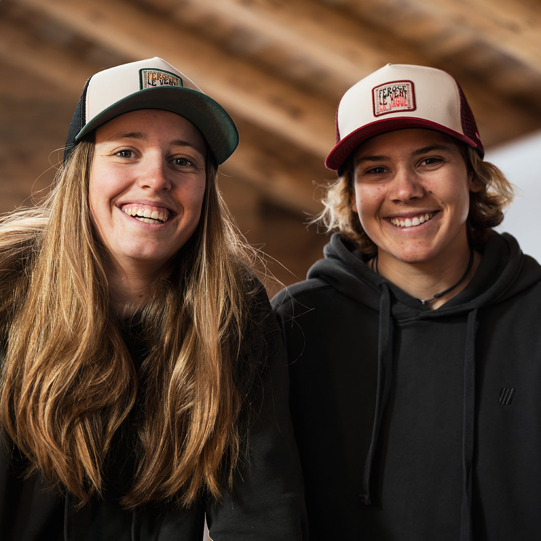 Casquette trucker Le Vent La Vague - Framboise