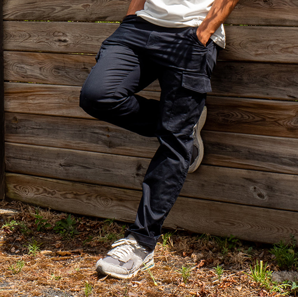 Pantalon Cargo Multipoches - Navy