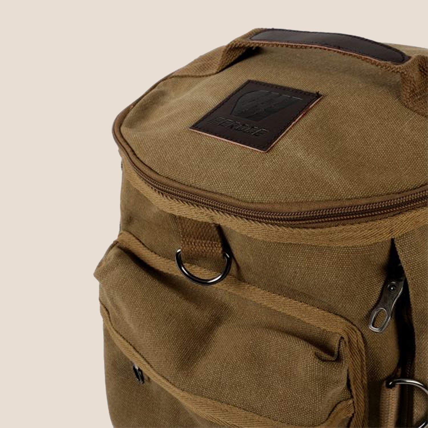 Sac à dos en toile beige 25L FEROCE