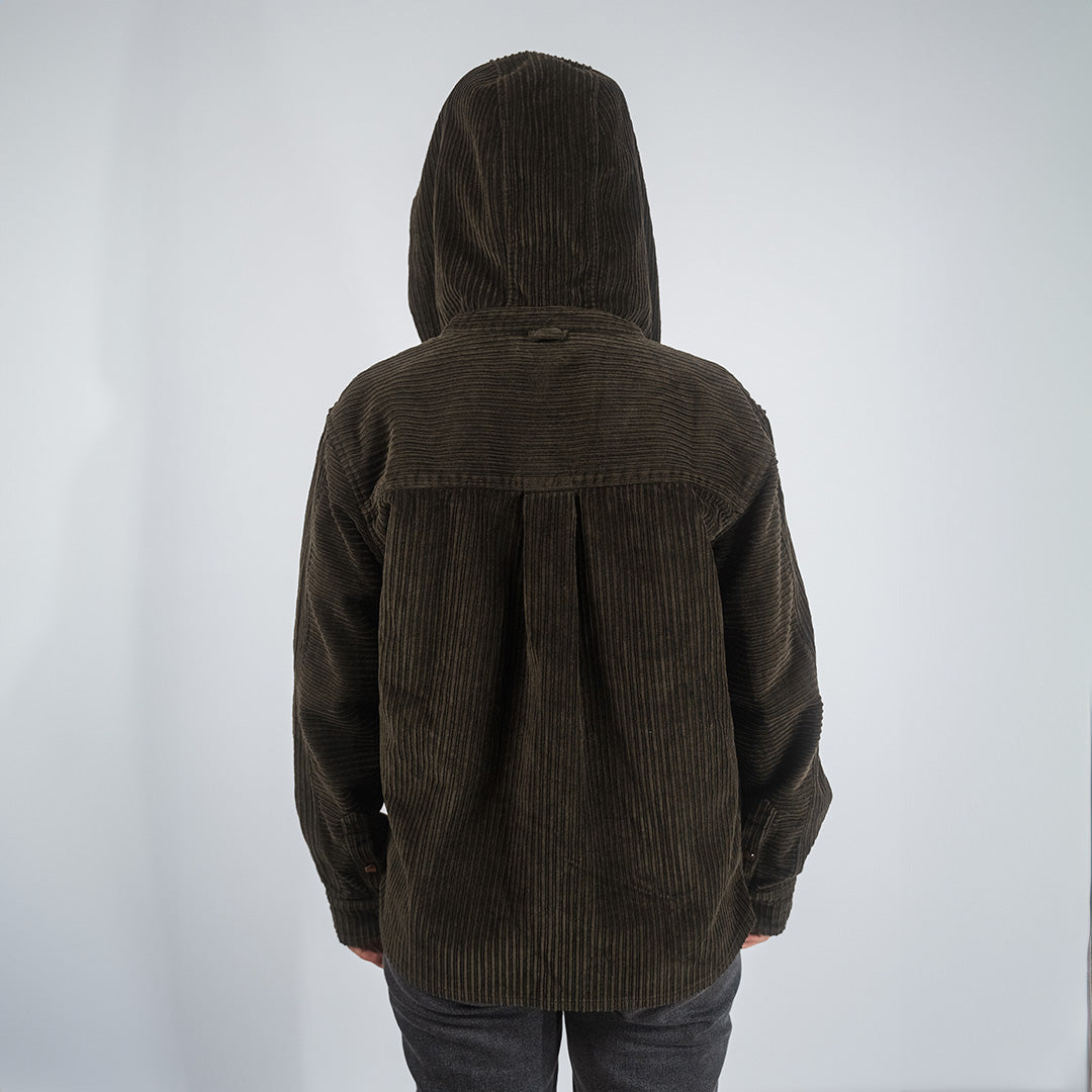 Chemise Lizieux velours - Kaki