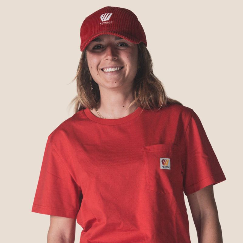 T-Shirt Coton Organique - Rouge