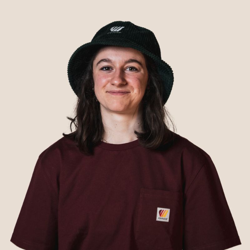 Tee-Shirt bordeaux coton organique FEROCE