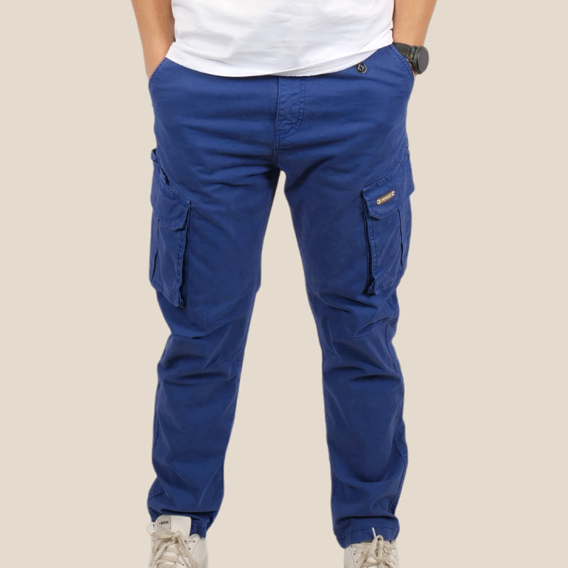 Pantalon Cargo droit  bleu FEROCE