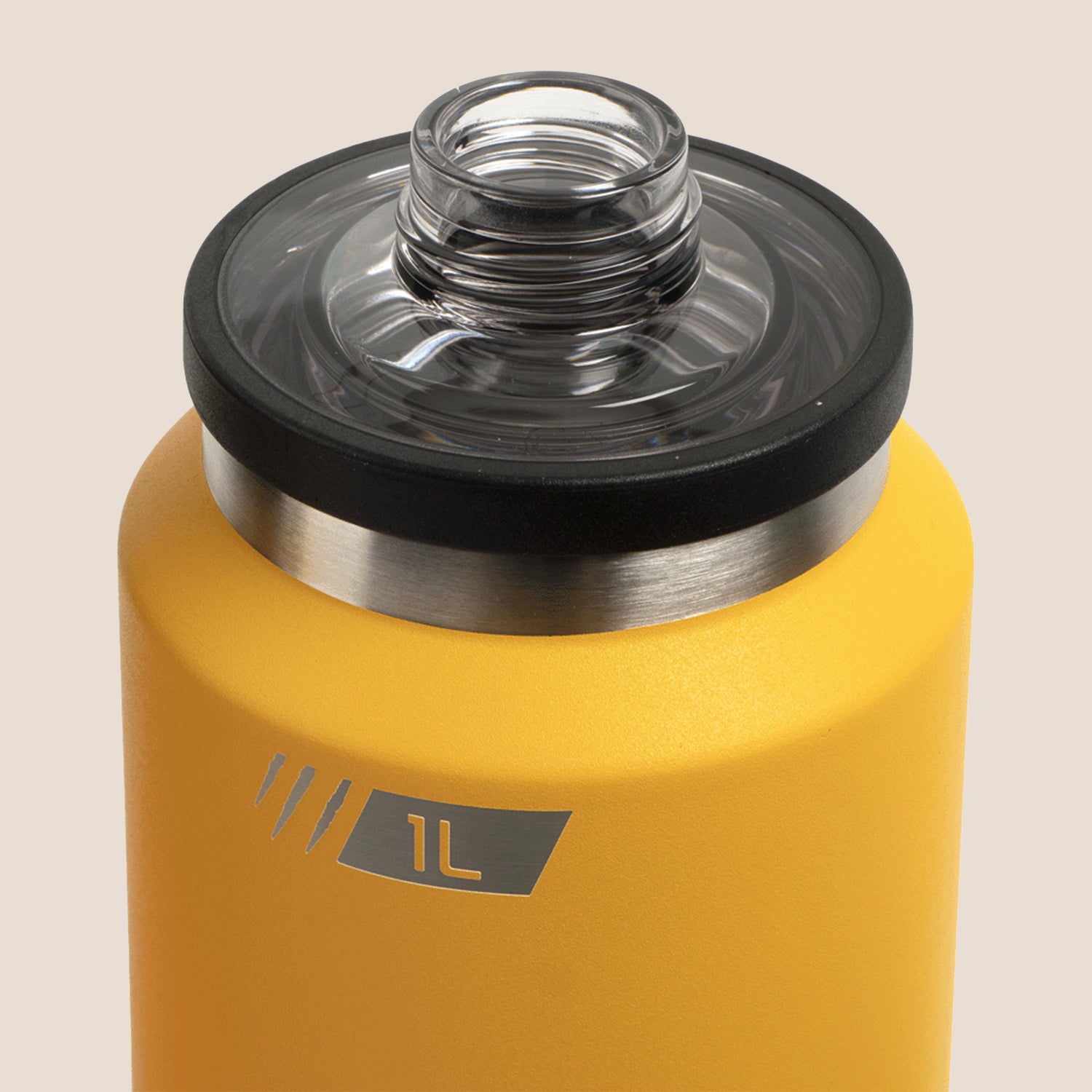 Bouteille Isotherme 1000ml - Jaune