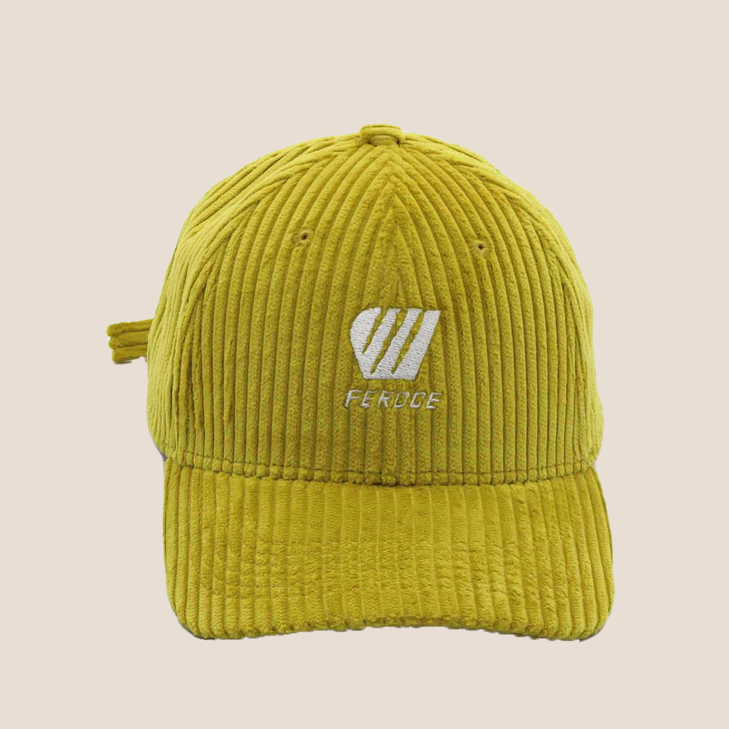 Casquette Velours Moutarde FEROCE