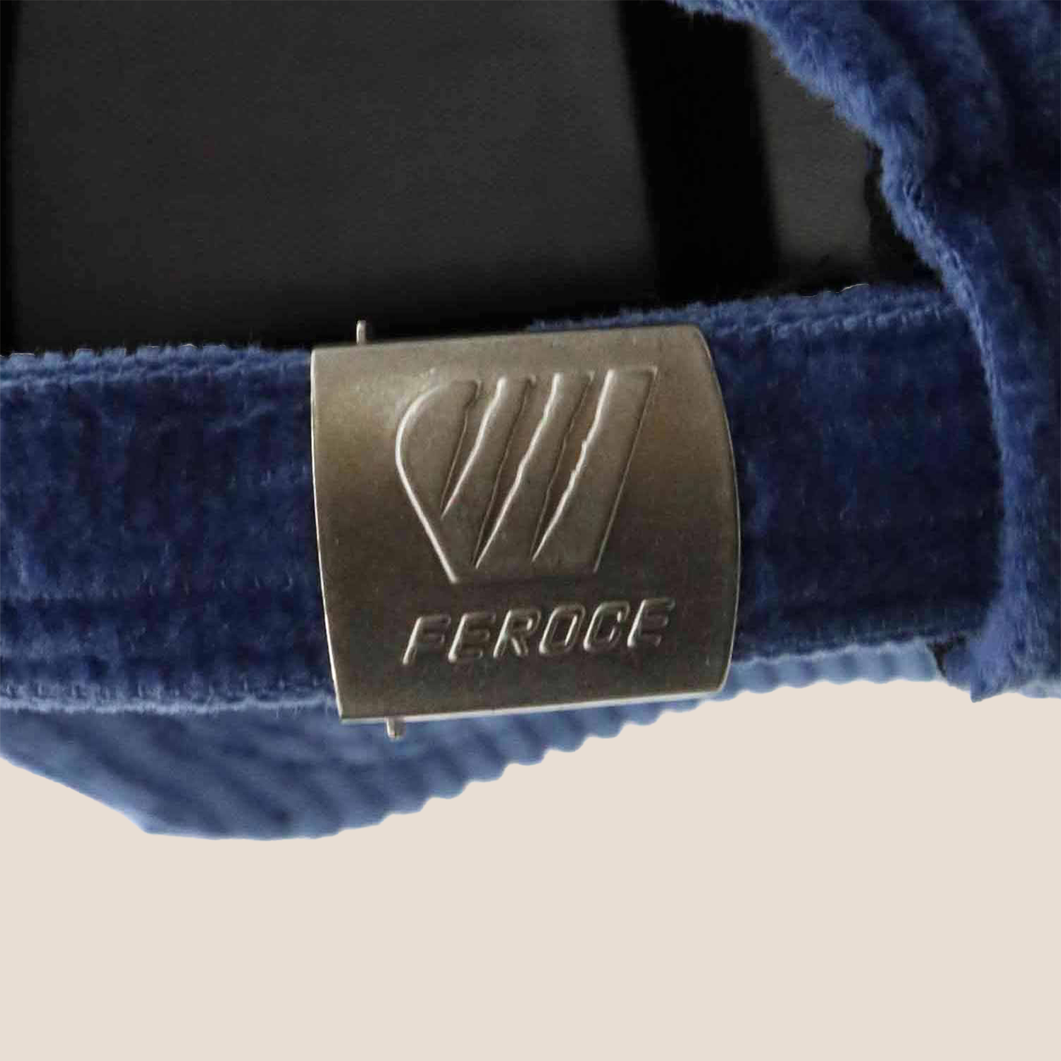 Casquette Velours Bleu FEROCE