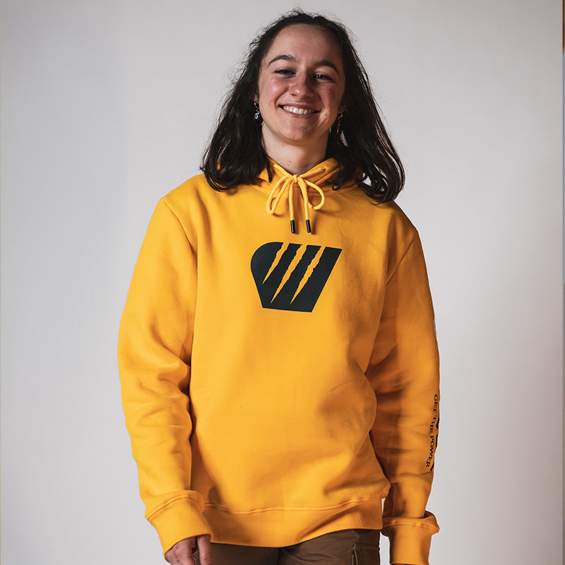 Sweat à Capuche Hoodie Jaune FEROCE