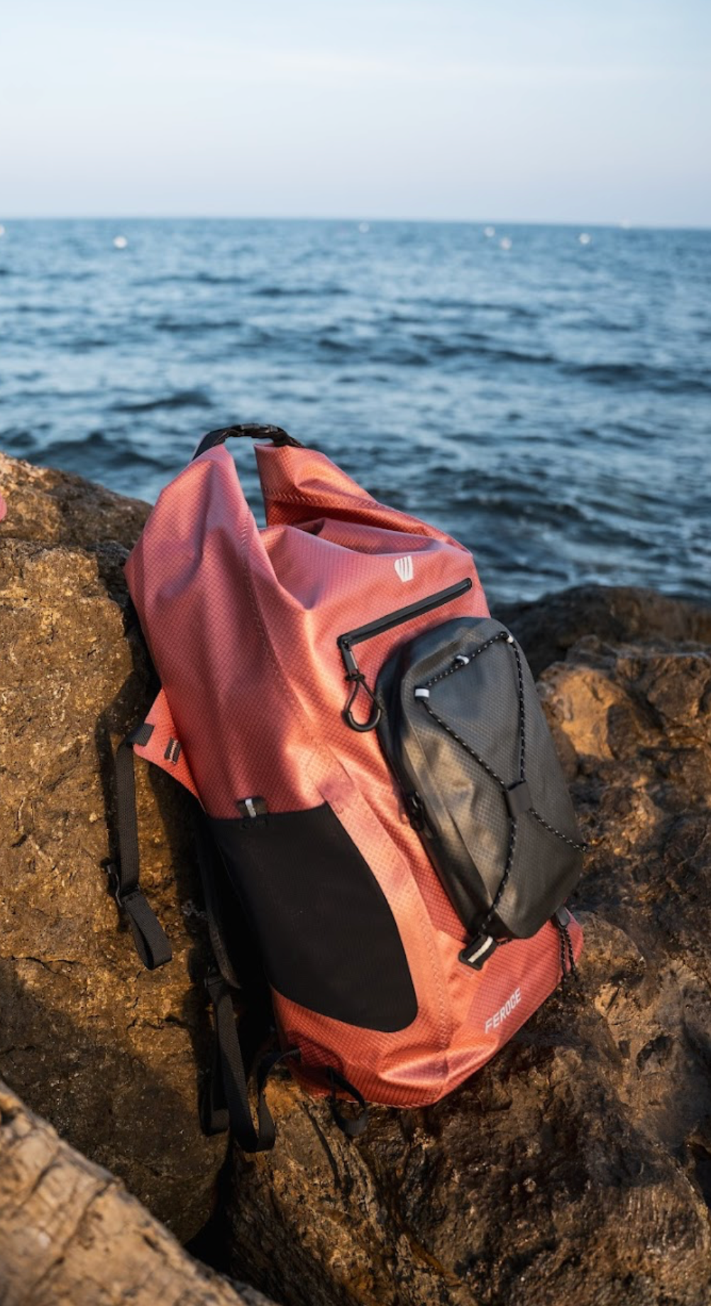 Sac à dos étanche IPX6 Double Kiteloop 27L - Rose