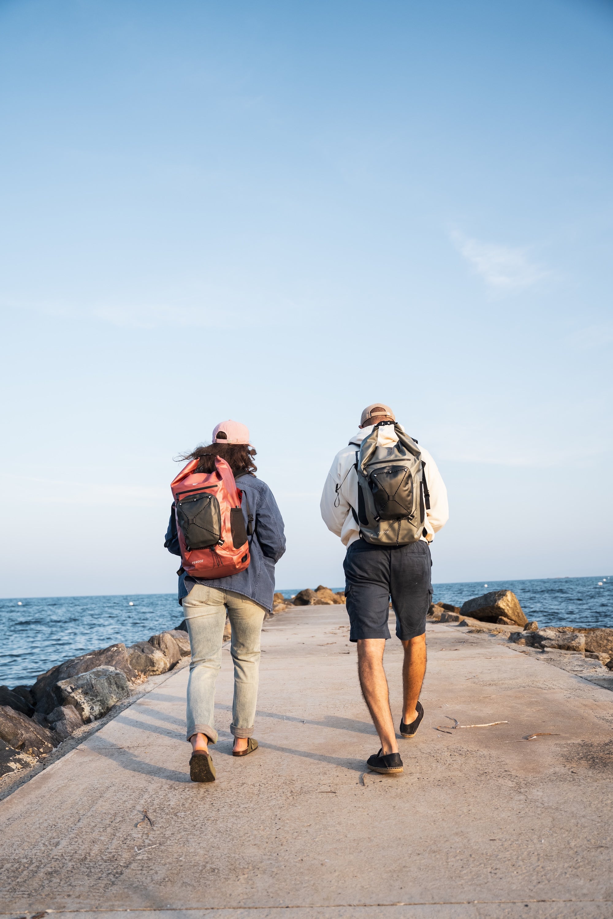 Sac à dos étanche IPX6 Double Kiteloop 27L - Rose