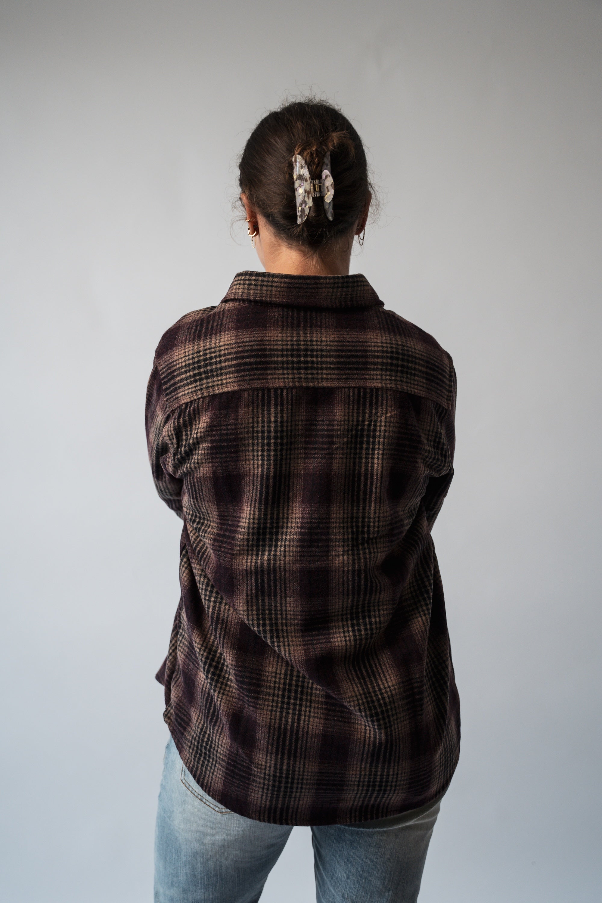 Chemise Mezenc laine - Bordeaux