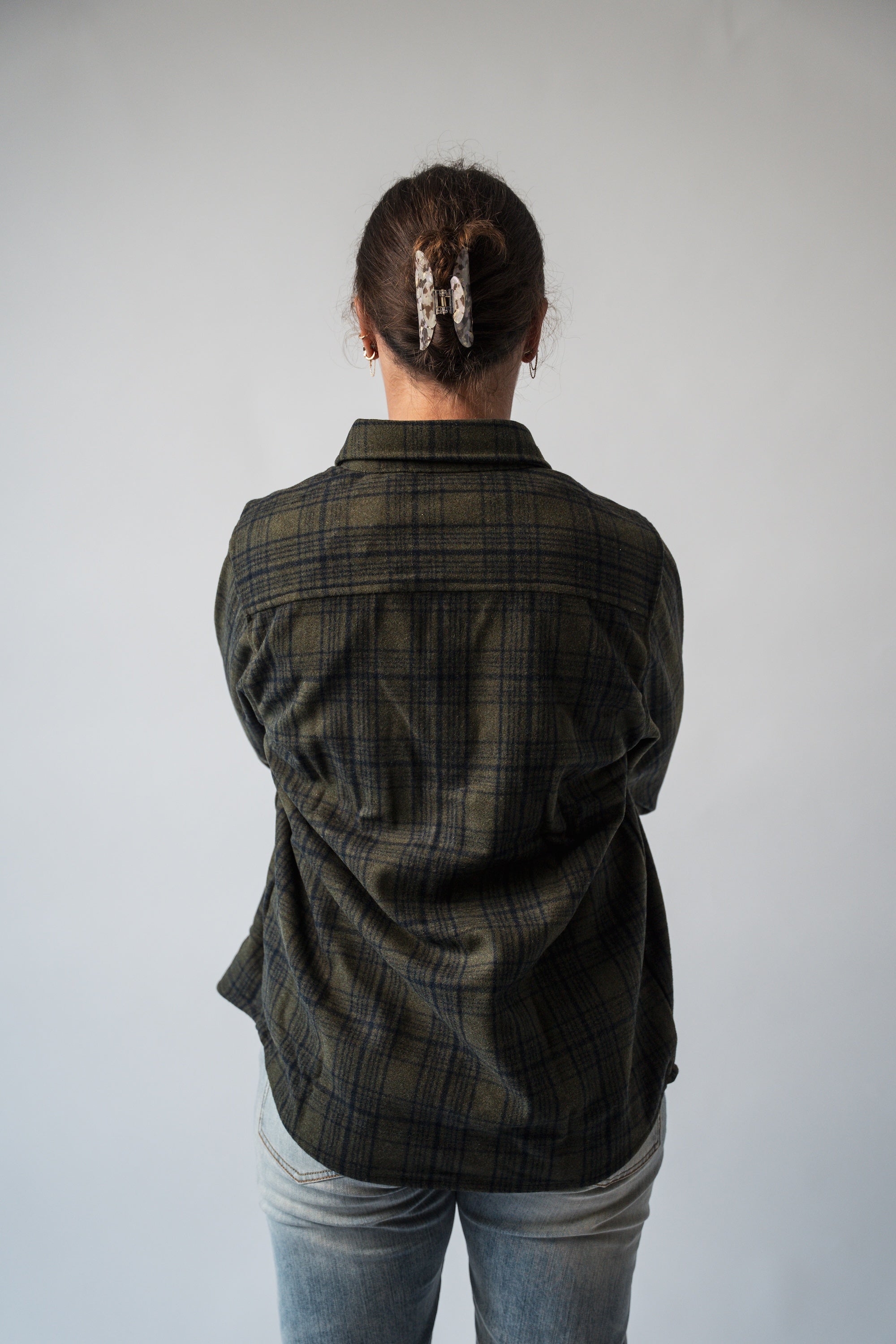 Chemise Mezenc laine - Kaki