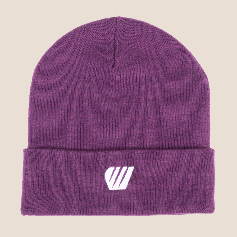 Bonnet violet épais