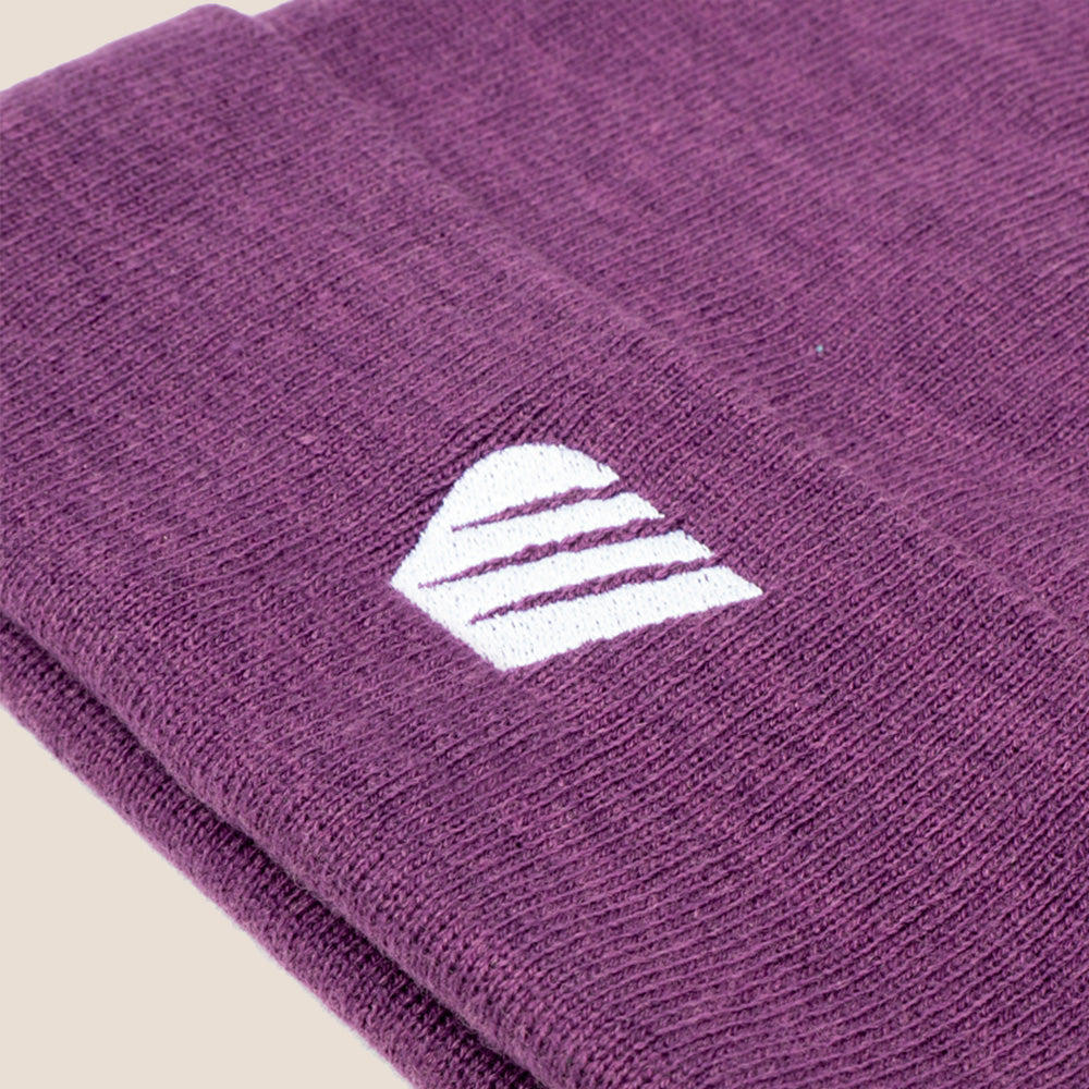 Bonnet violet épais