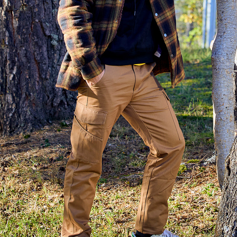 Pantalon Cargo Multipoches - Marron