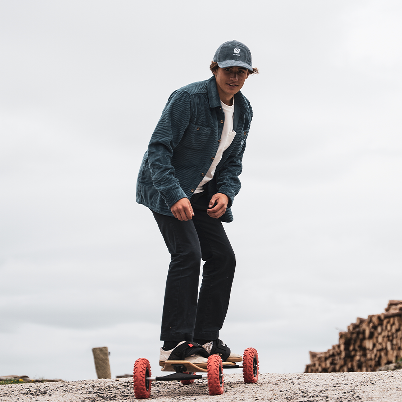 Casquette Velours Bleu FEROCE