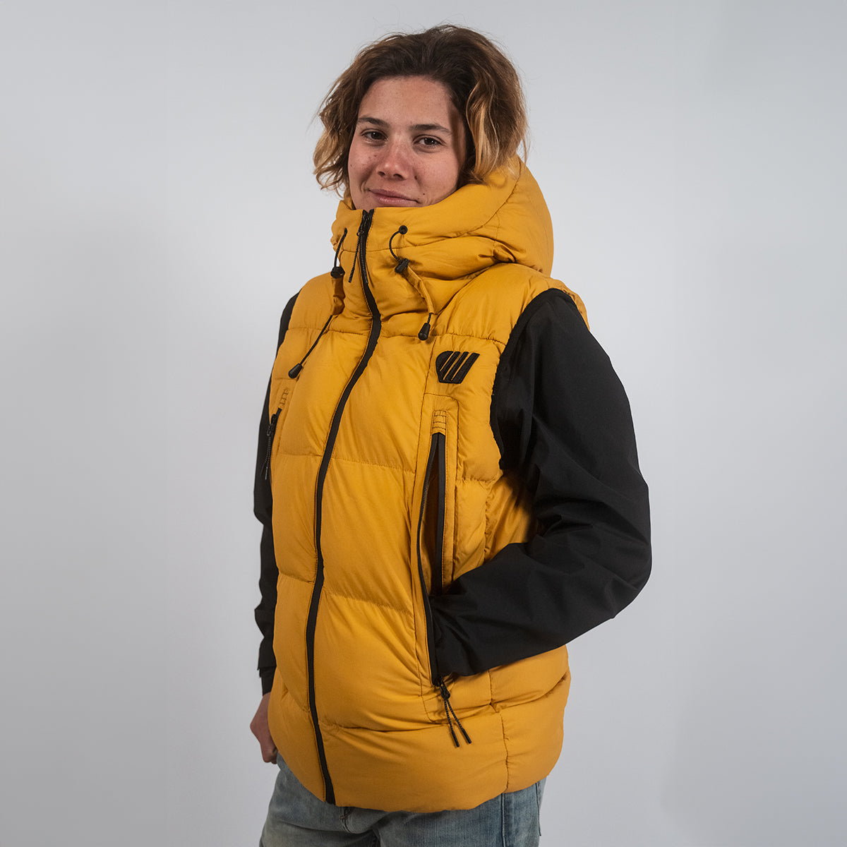 Doudoune sans manche - Jaune