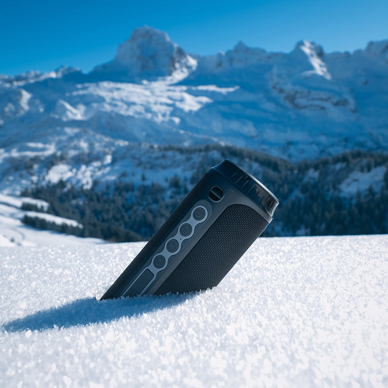 Enceinte bluetooth portable étanche 2 x 20W - Noire