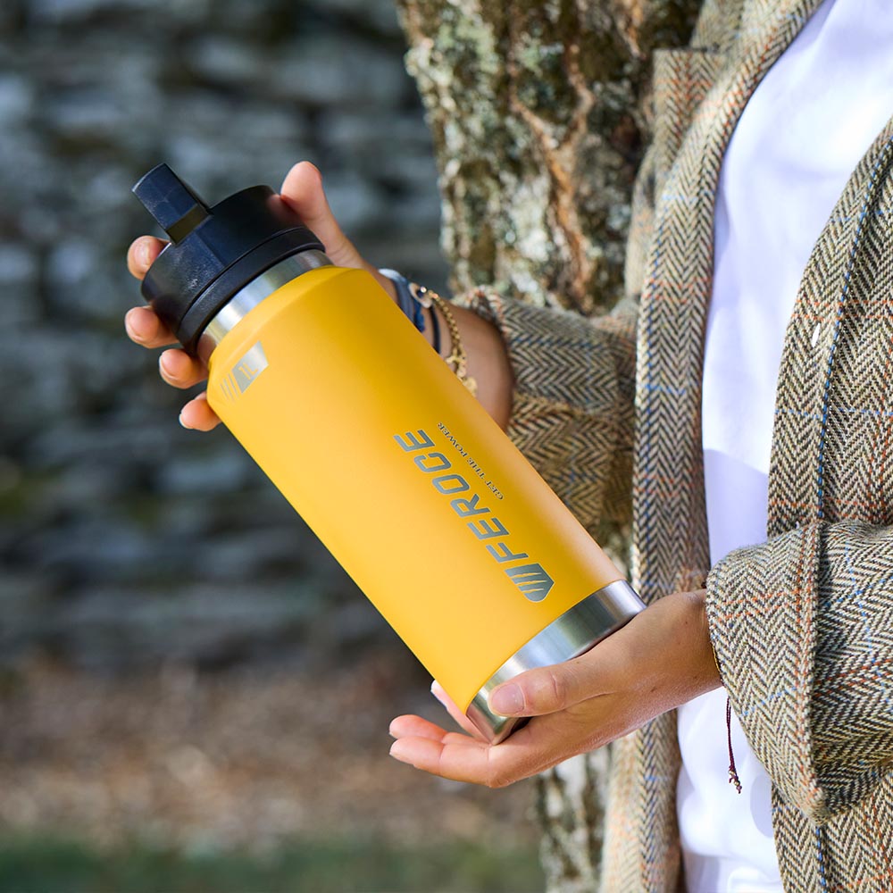 Bouteille Isotherme 1000ml - Jaune