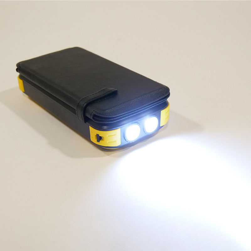 Batterie externe solaire 16000 mAh Eclairage LED intégré