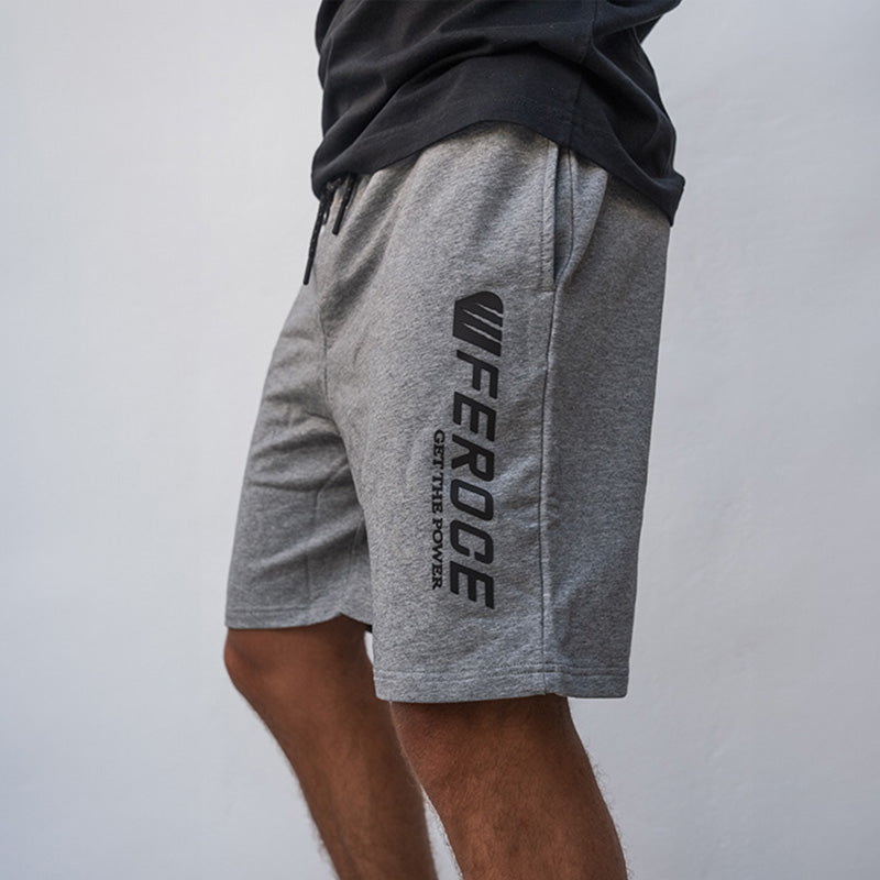 Short coton - Gris