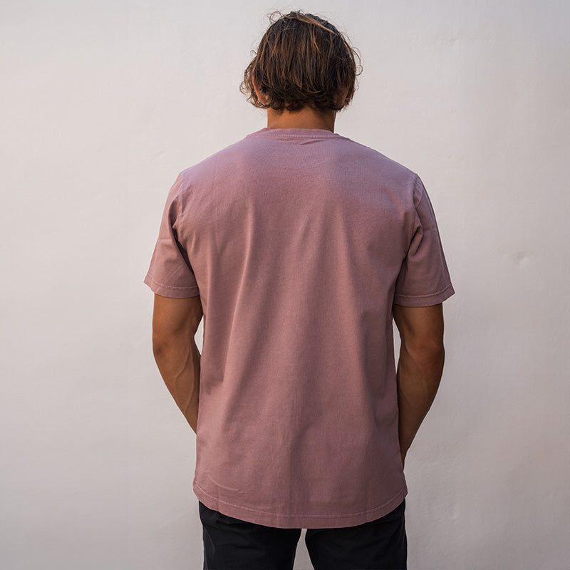 T-shirt coton bio Pounda Feroce - Rose