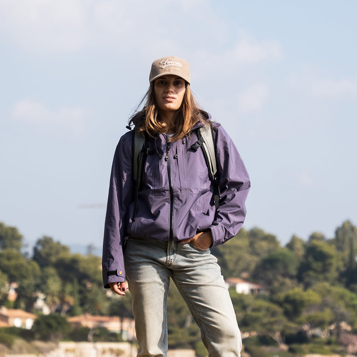 Veste 3 couches Tech' Light - Violette