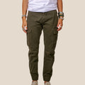Pantalon Cargo Multipoches - Kaki