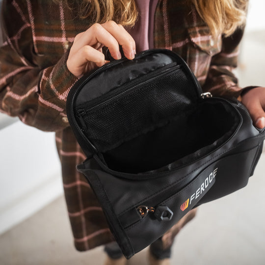 Trousse de toilette - noir FEROCE intérieur compartiment rangement