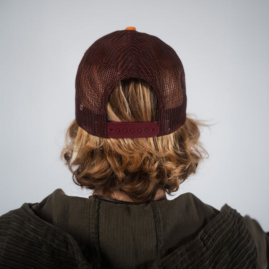Casquette trucker Le Vent La Vague - Framboise FEROCE vue arrière filet