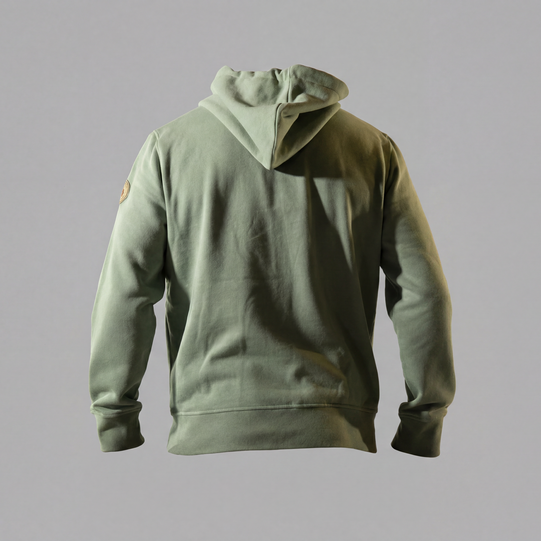 Sweat Zippé Aegean - Vert Glacé