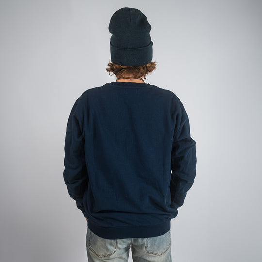 Sweat coton bio FEROCE - Bleu marine
