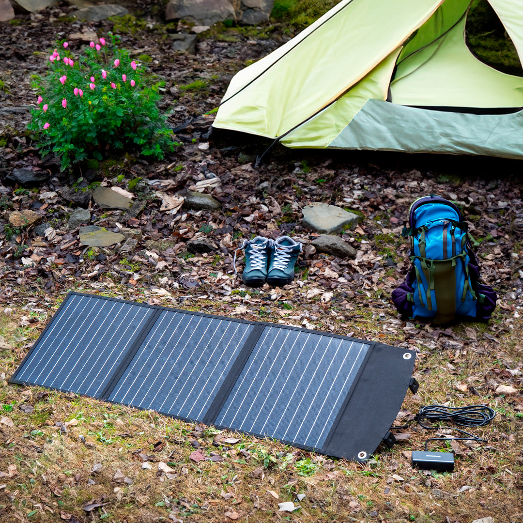 Panneau solaire portable 60W - Noir
