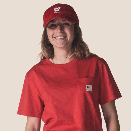 T-Shirt Coton Organique - Rouge