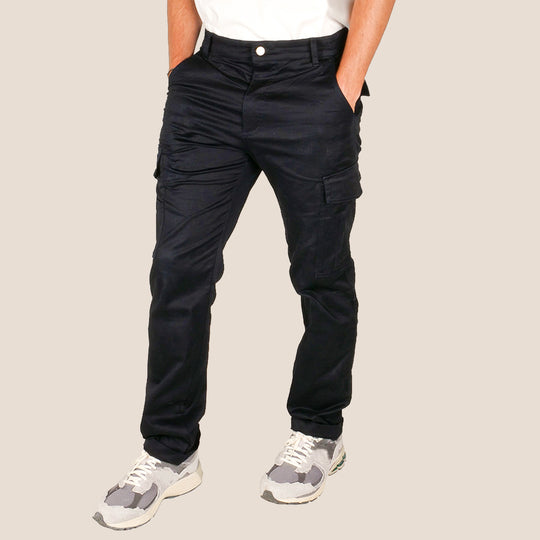 Pantalon Cargo Multipoches - Navy