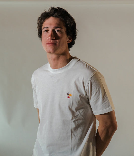 T-shirt coton bio Rocky Hill - Écru