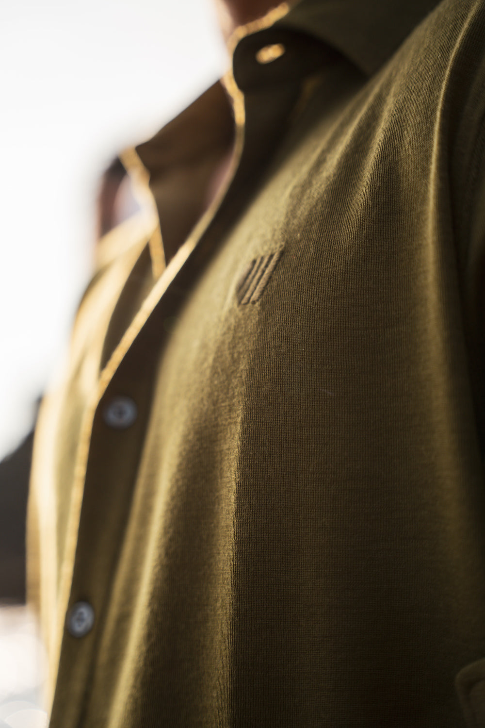 Chemise Mérinos Ibérica Homme - Vert Olive