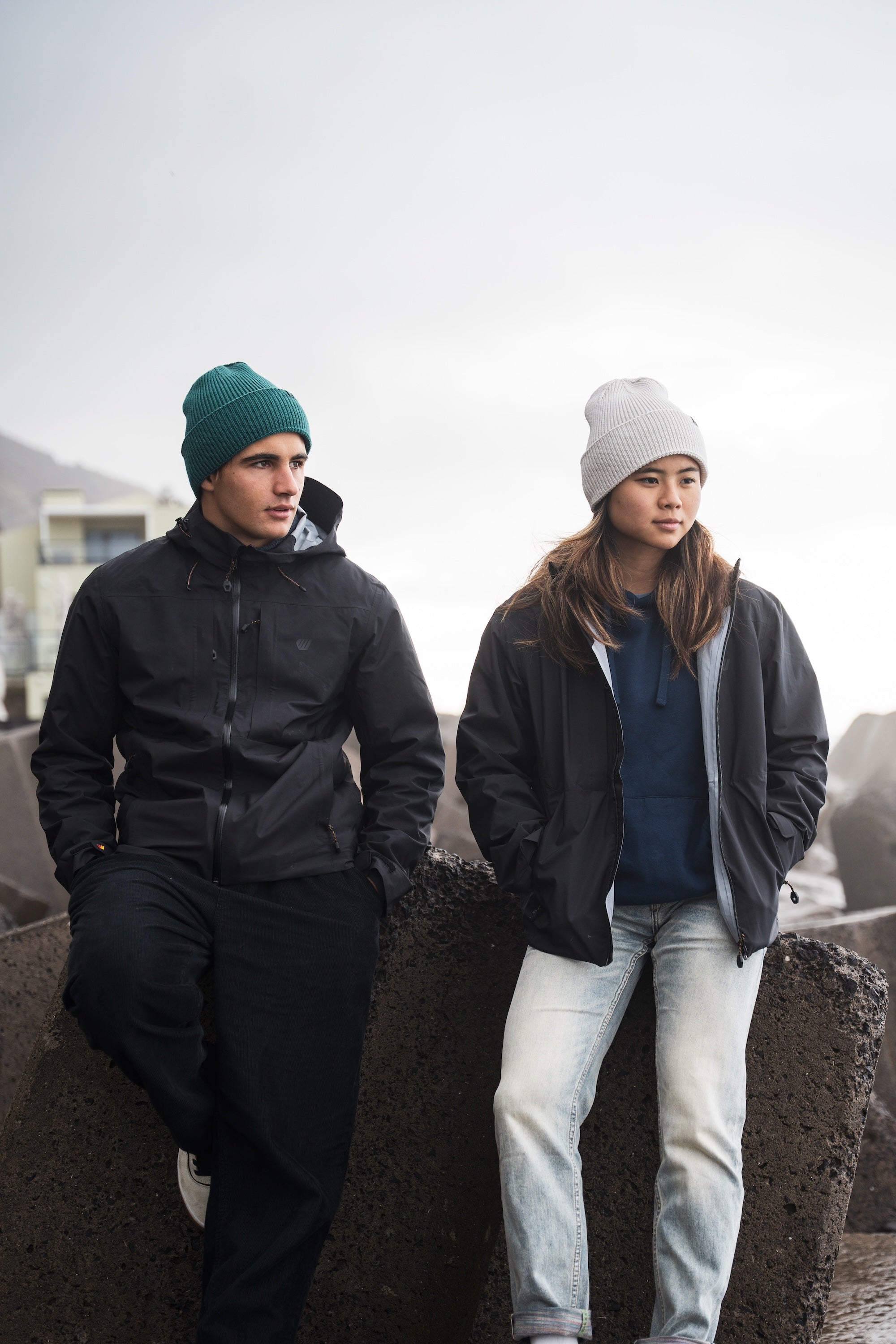 Bonnet  à grosse maille MANASLU - Crème