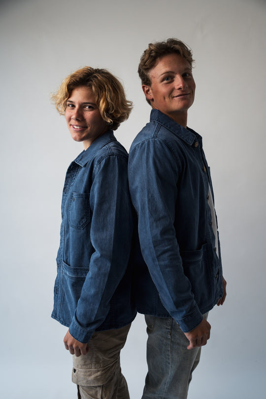 chemise en jean Rusty bleu travail duo studio