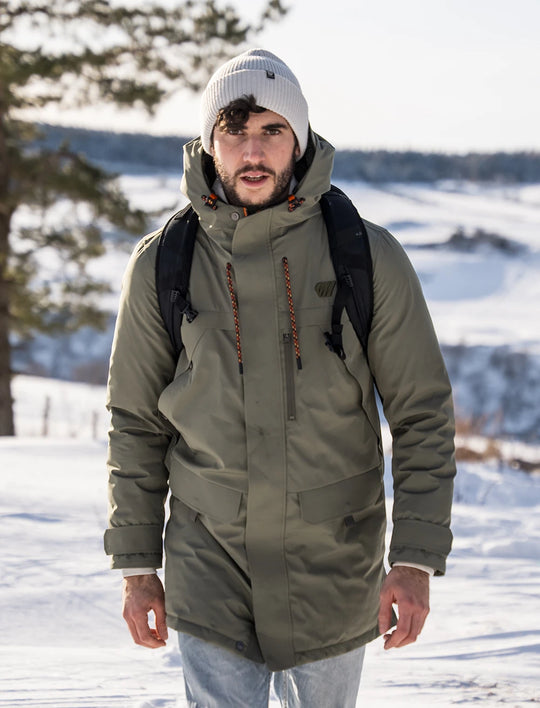 Parka Mi-Longue Tioga  -  Kaki