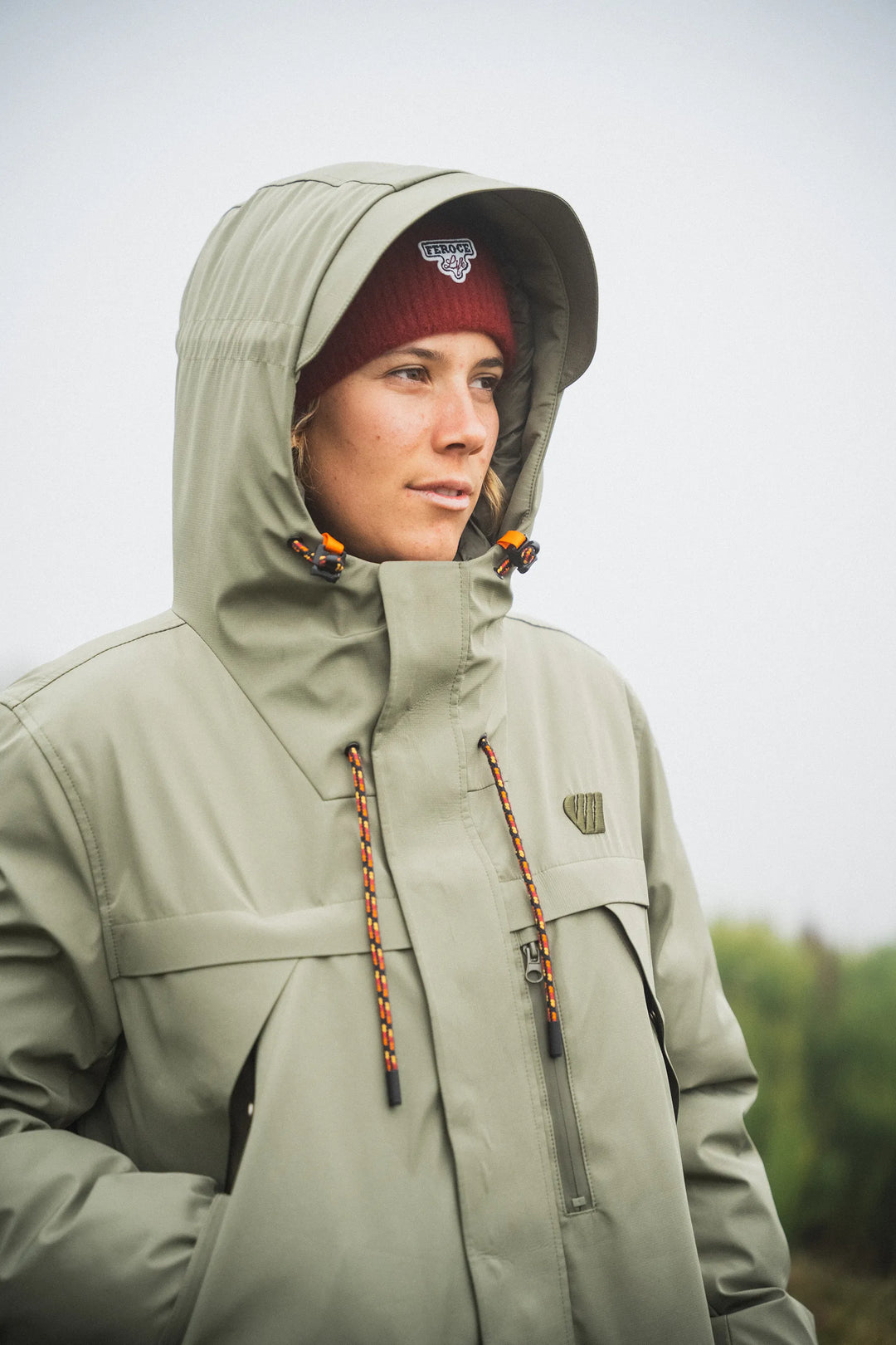 Parka Mi-Longue Tioga  -  Kaki