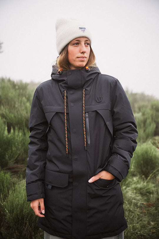 Parka Mi-Longue Tioga  -  Noire