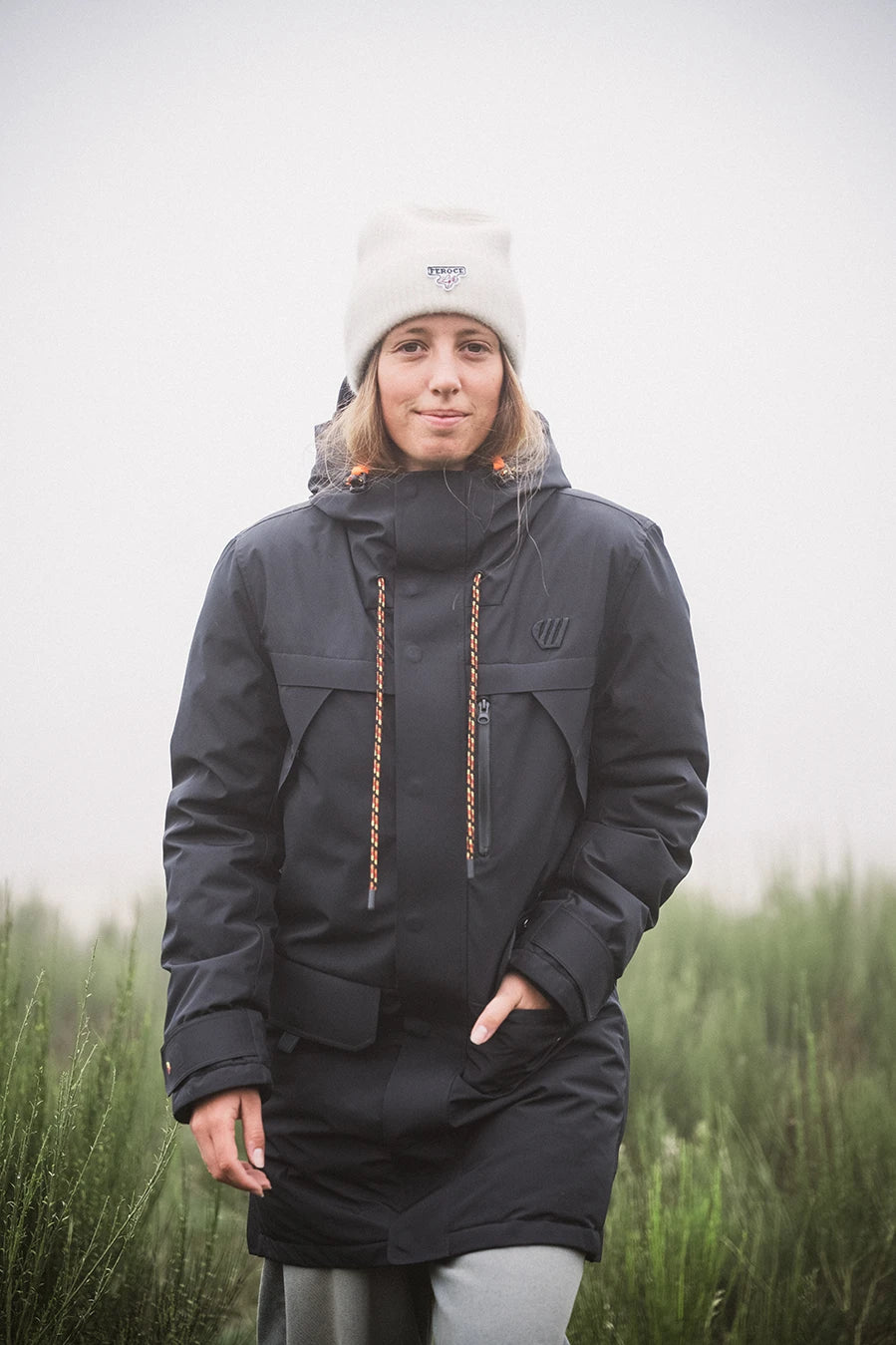 Parka Mi-Longue Tioga  -  Noire