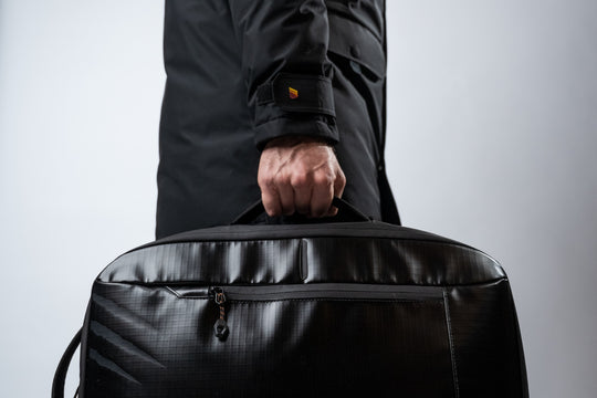 Sac Urban &amp; Outdoor Velay 18L - Noir FEROCE vue dos avec bretelles rembourrées
