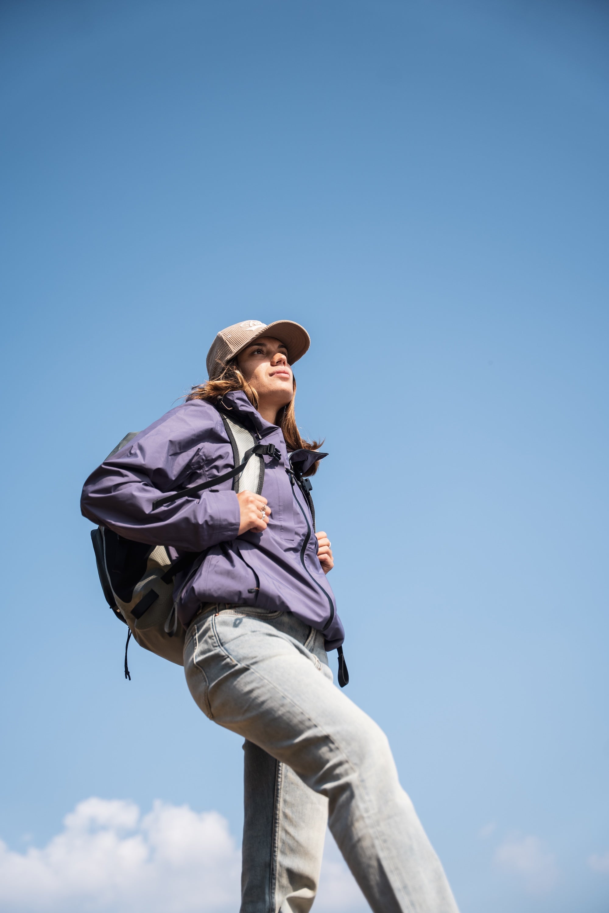 Veste 3 couches Tech' Light - Violette