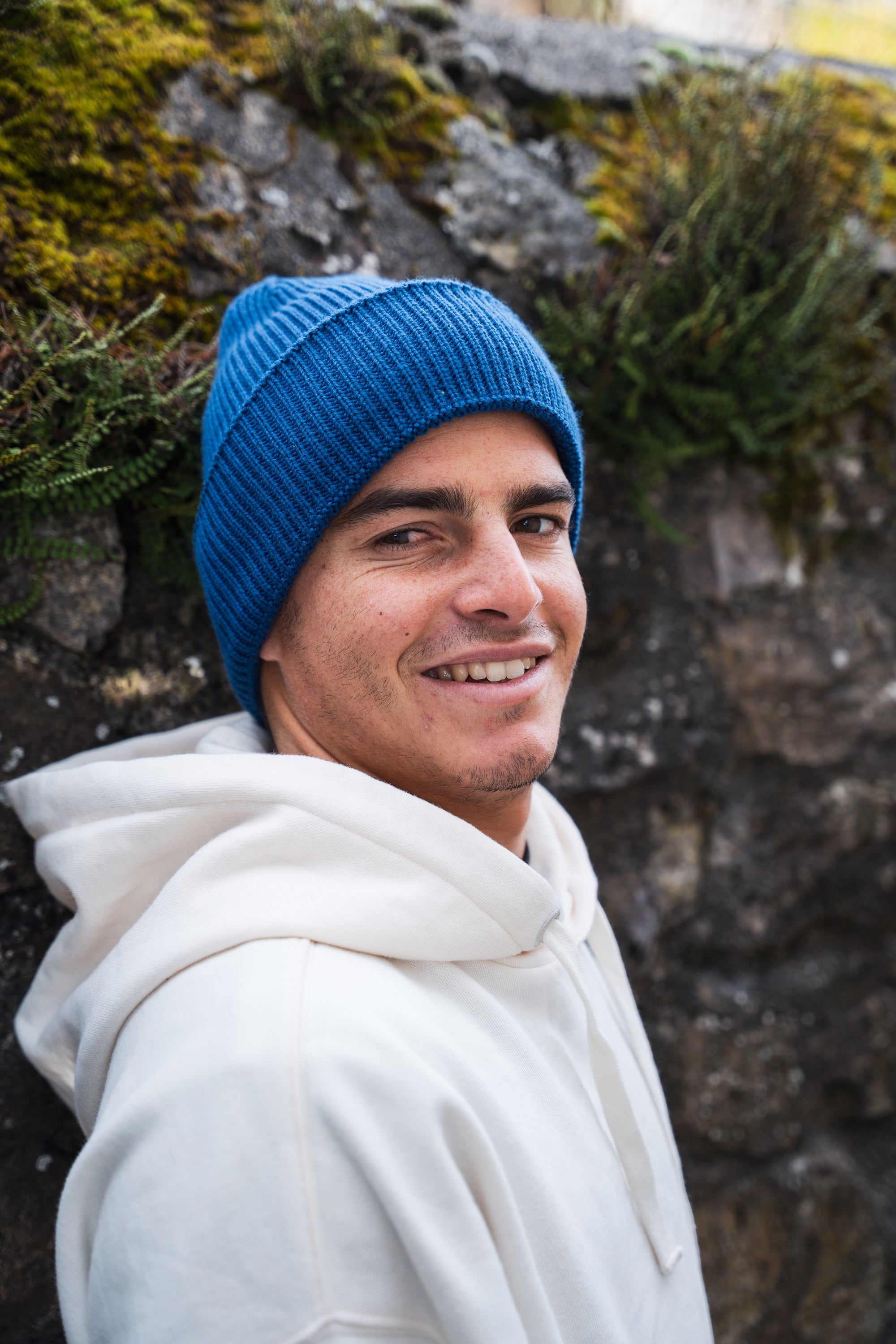 Bonnet  à grosse maille MANASLU - Bleu