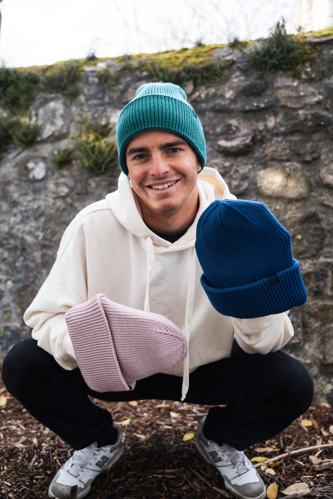 Bonnet à grosse maille MANASLU - lifestyle.